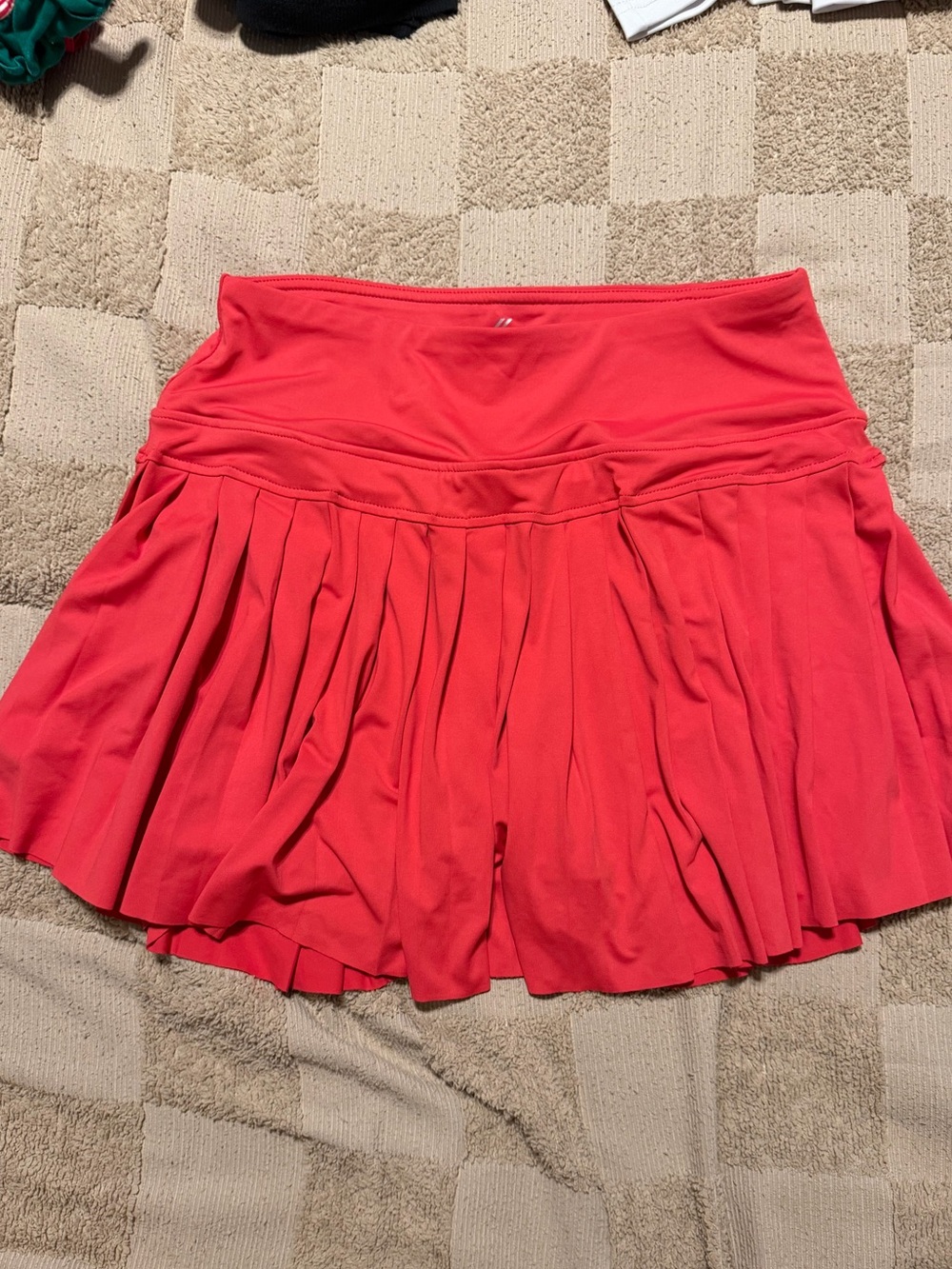 Kyodan Pleated Athletic Skort in Coral